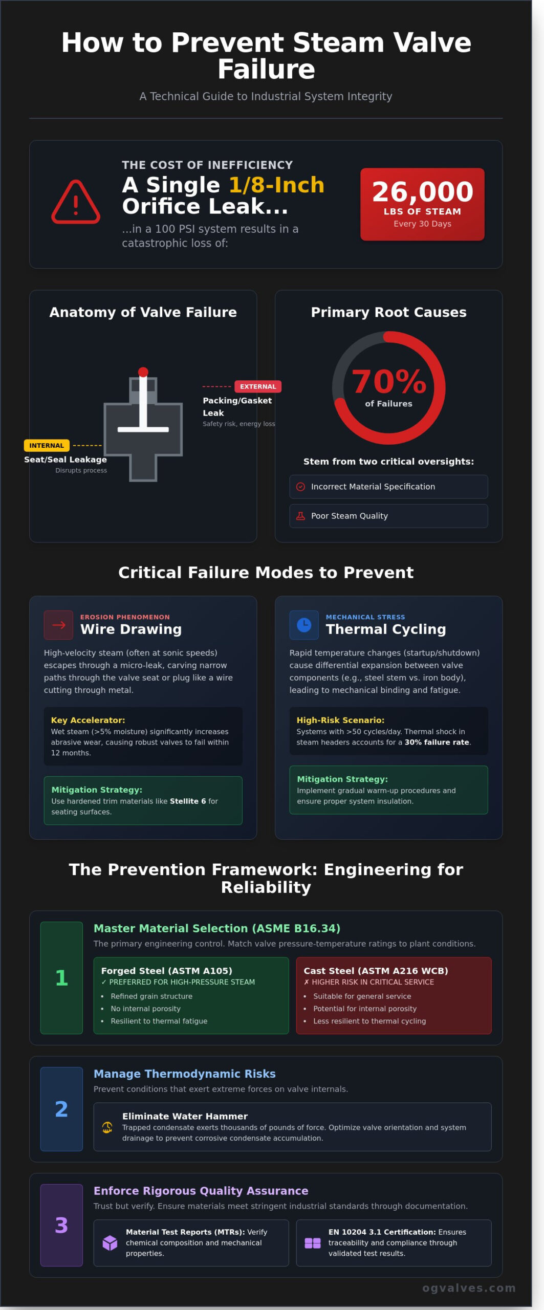 How to Prevent Steam Valve Failure: A Technical Guide to Industrial System Integrity