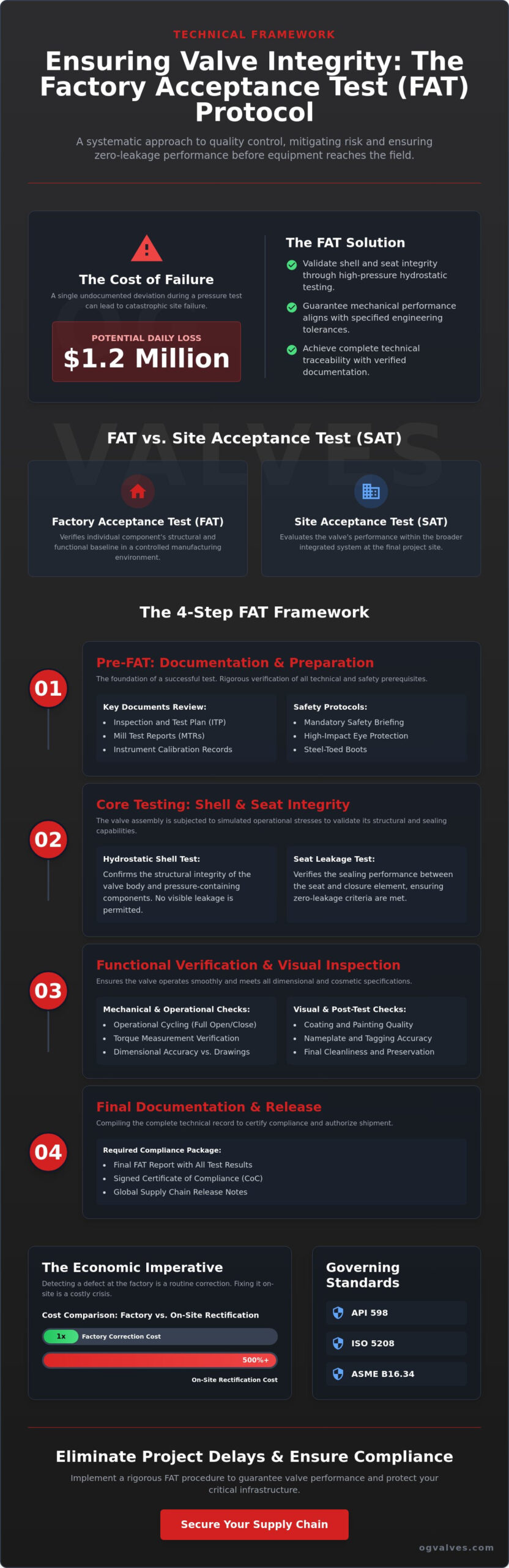 Factory Acceptance Test (FAT) Procedure for Valves: A Technical Engineering Guide