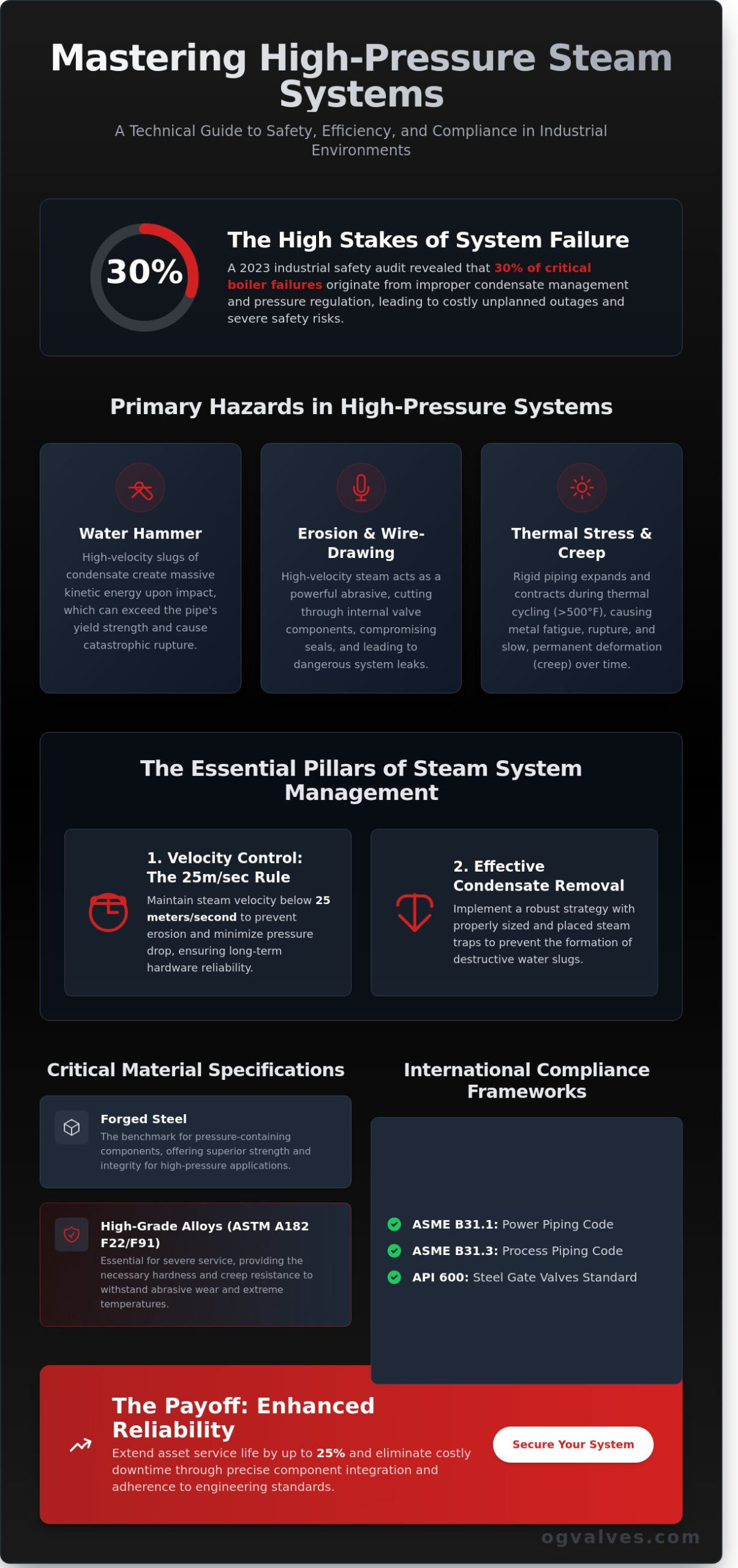 Managing High Pressure Steam Systems: A Technical Guide to Industrial Integrity