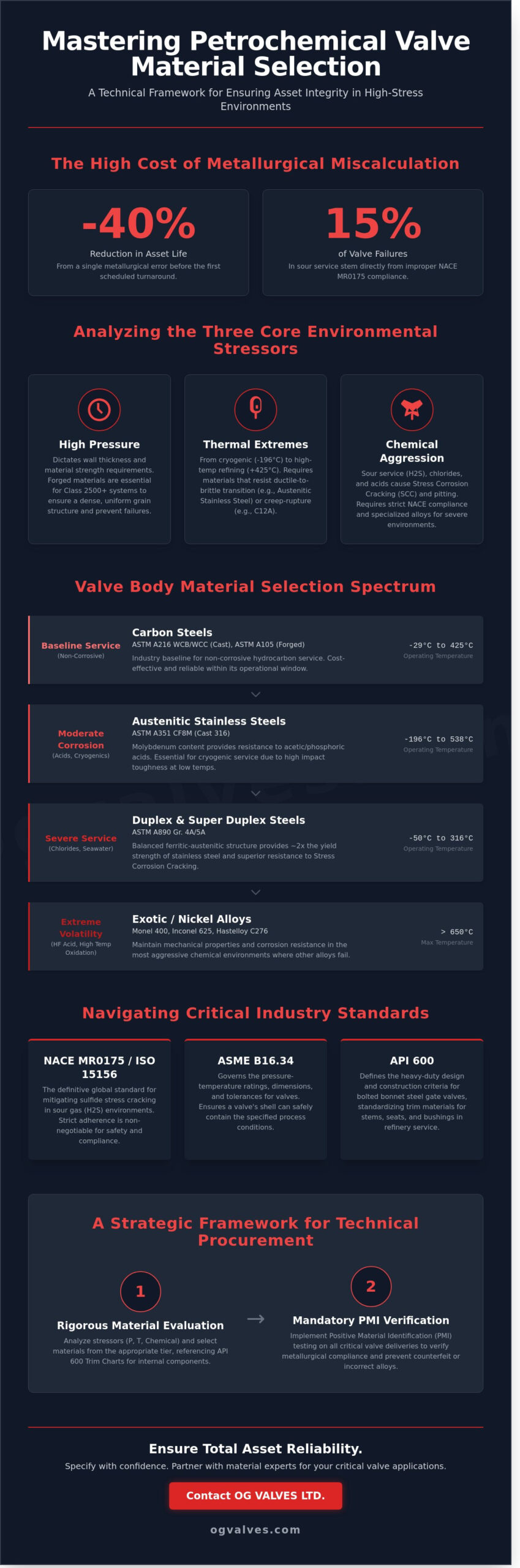 Petrochemical Plant Valve Material Selection: A Technical Engineering Guide