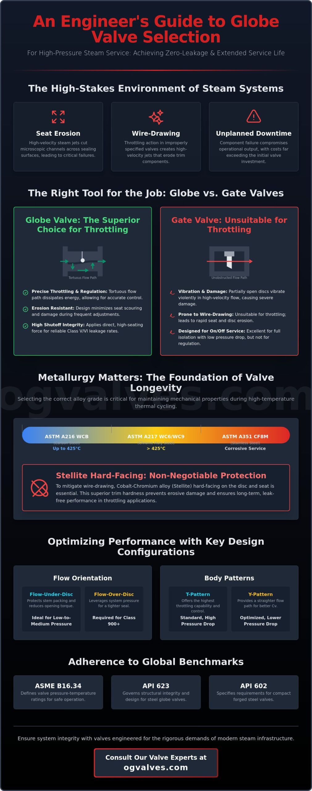 Globe Valve Selection for Steam Service: A Technical Specification Guide