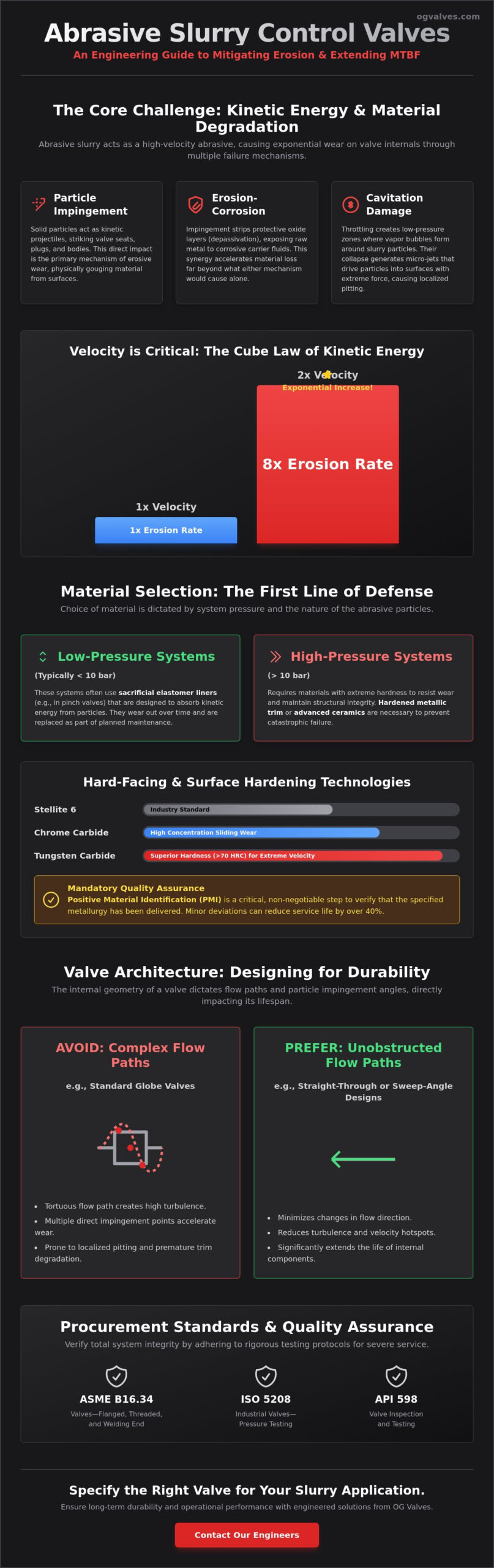 Selecting Control Valves for Abrasive Slurry: A Technical Specification Guide