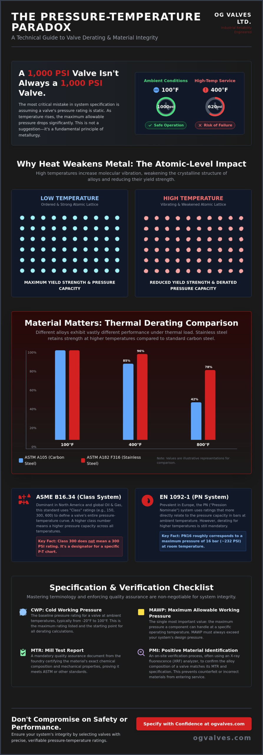 Understanding Valve Pressure-Temperature Ratings: A Technical Engineering Guide (2026)