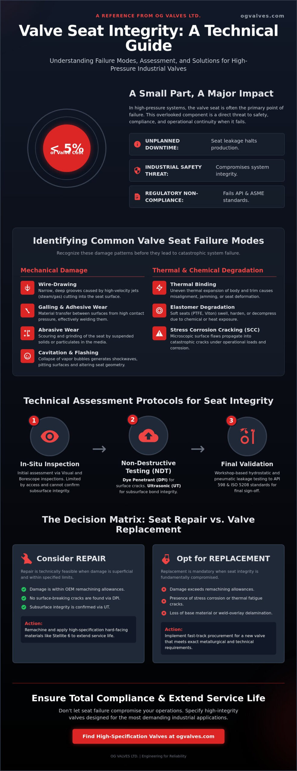 Valve Seat Types, Selection, and Replacement: An Industrial Engineering Guide