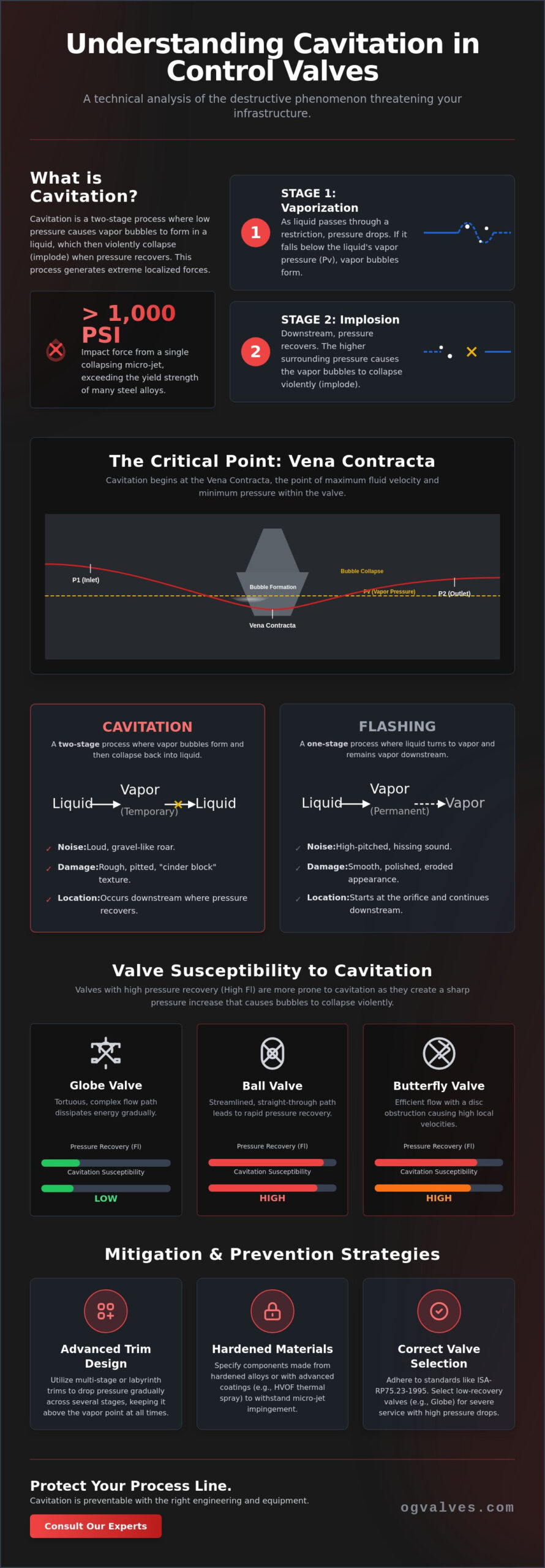 Cavitation in Control Valves Explained: A Technical Engineering Guide (2026)