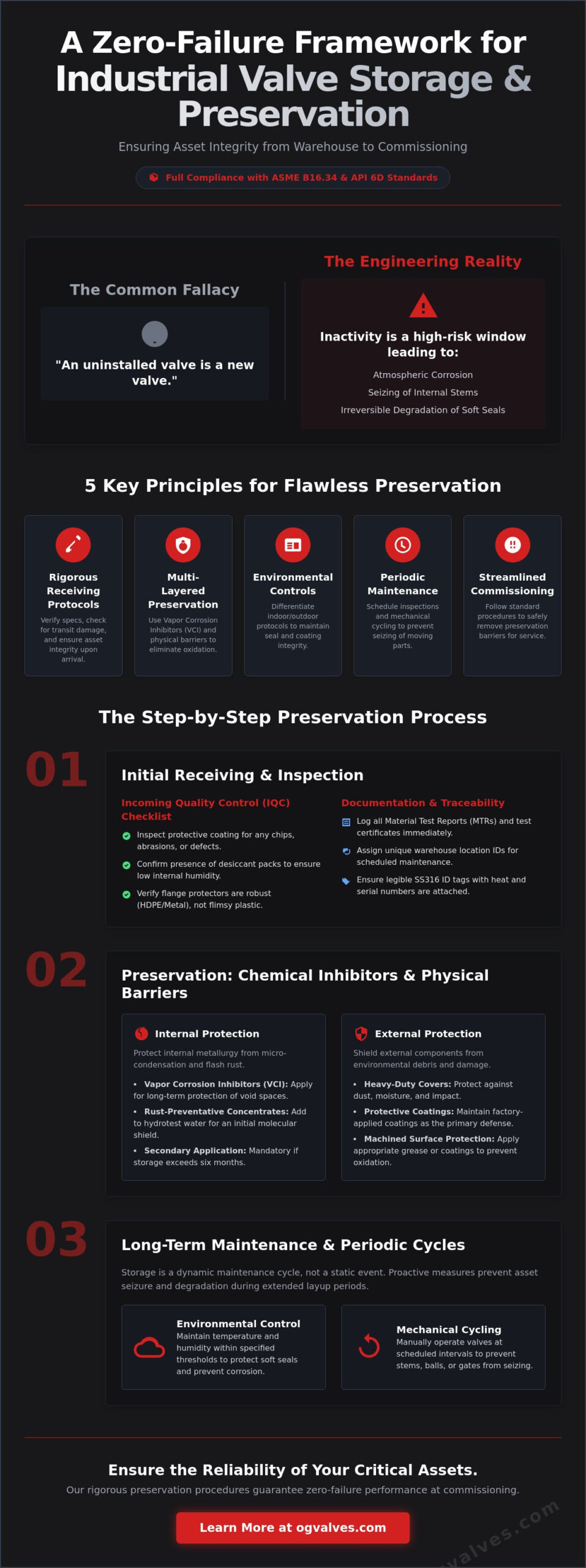 Industrial Valve Storage and Preservation Procedure: A Technical Engineering Guide