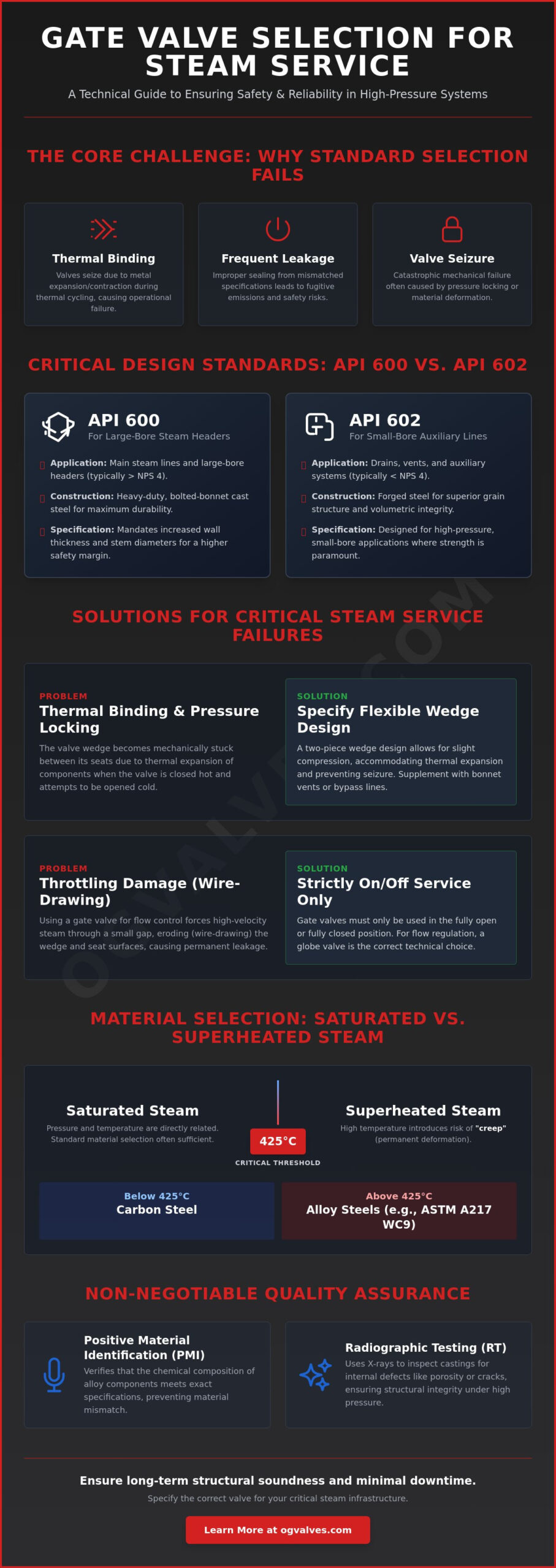 Gate Valve Selection for Steam Service: A Technical Specification Guide