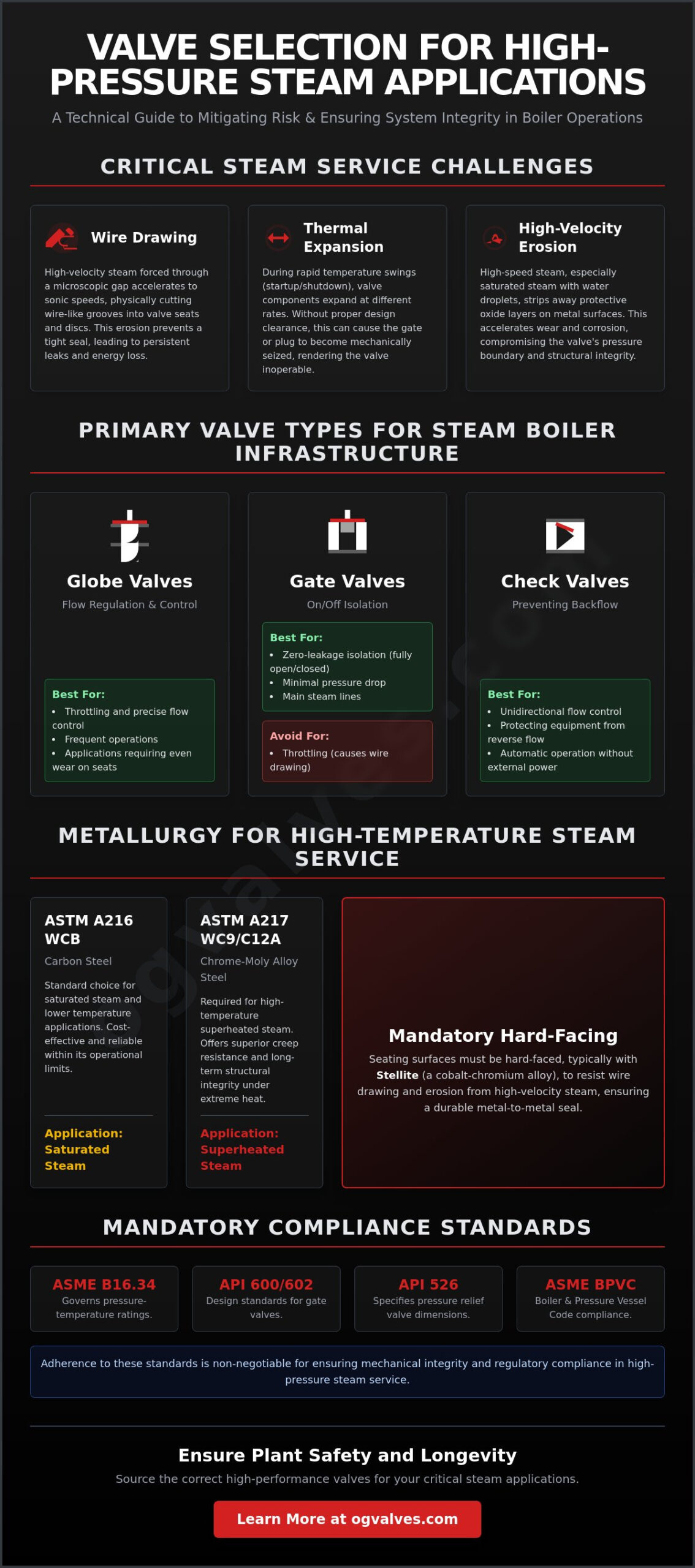 Valve Selection for Steam Boiler Applications: A Technical Specification Guide
