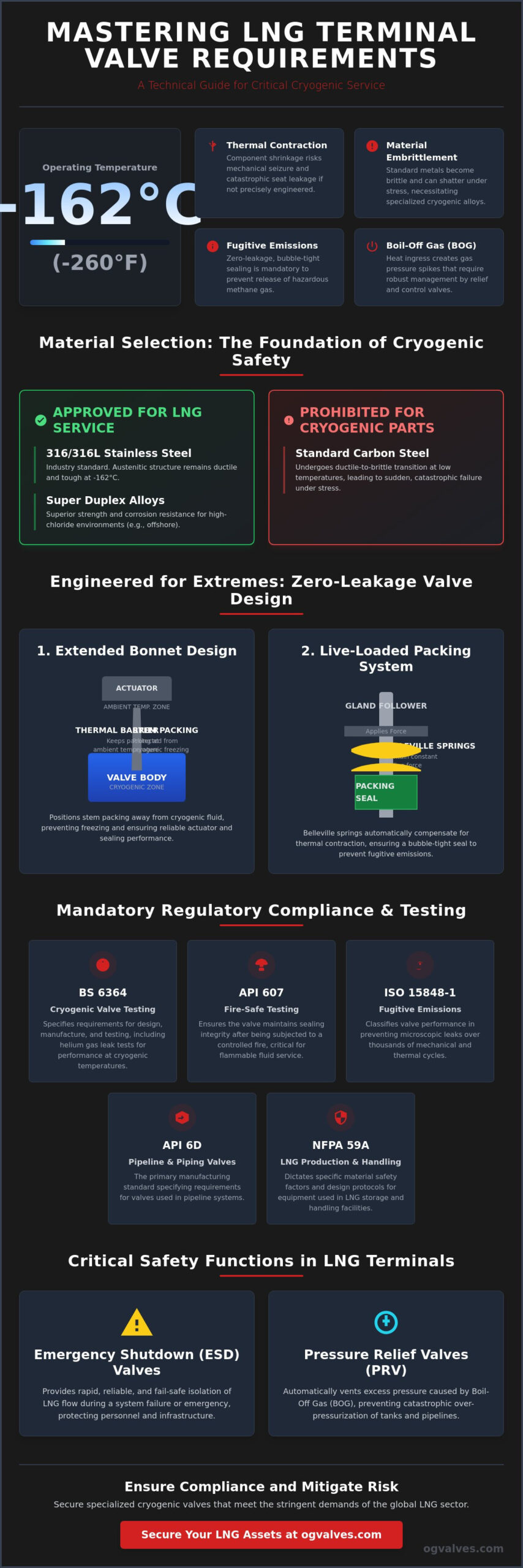LNG Terminal Valve Requirements: A Technical Specification Guide (2026)
