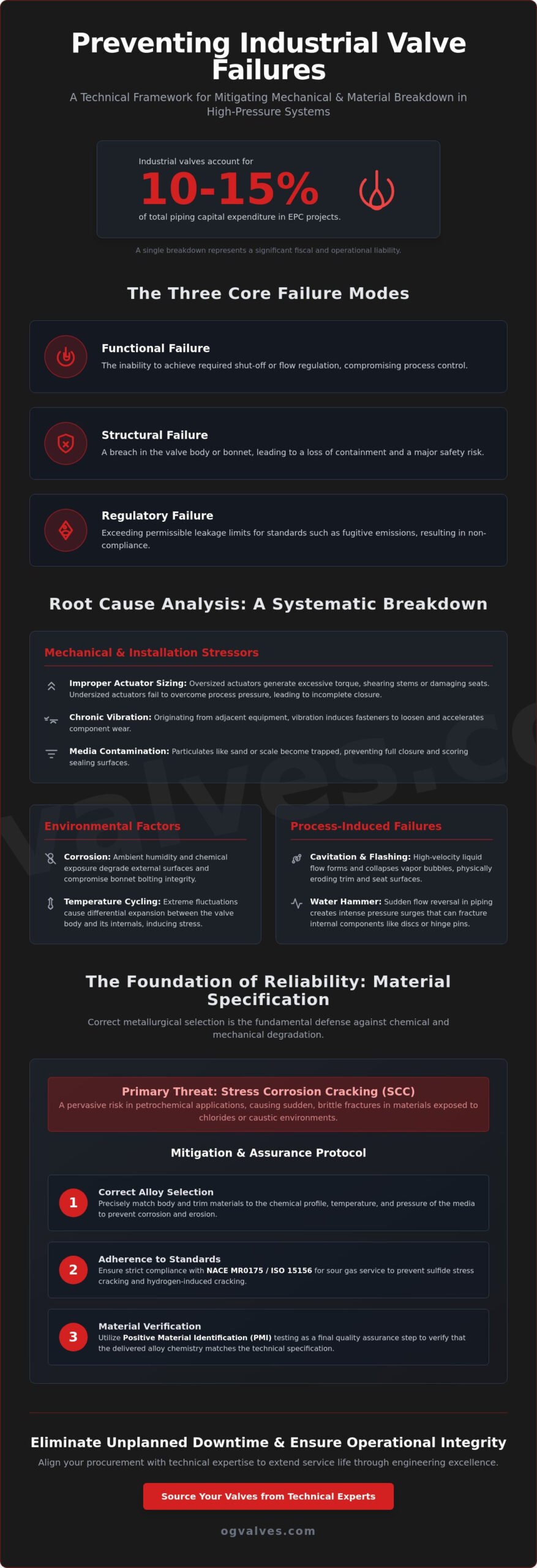 Preventing Common Industrial Valve Failures: A Technical Engineering Guide