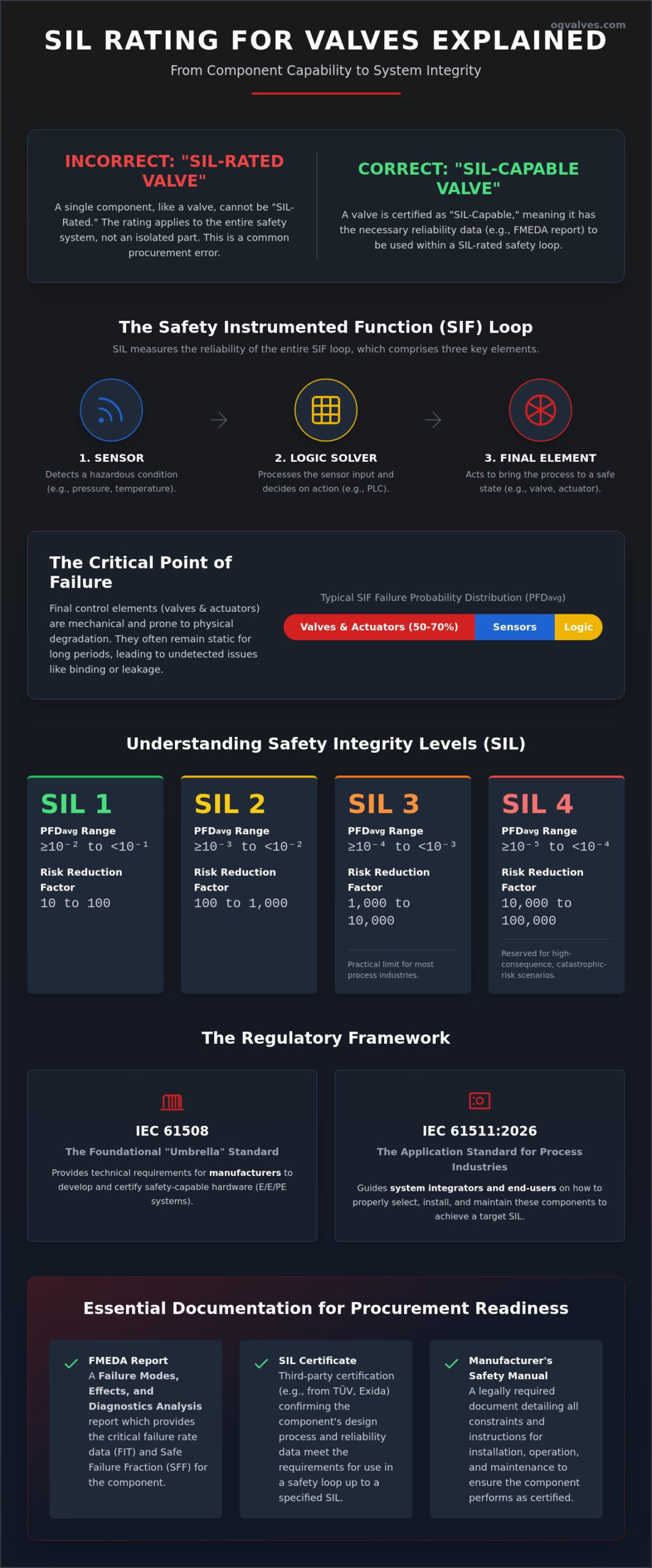 SIL Rating for Valves Explained: A Technical Guide to Safety Integrity Levels