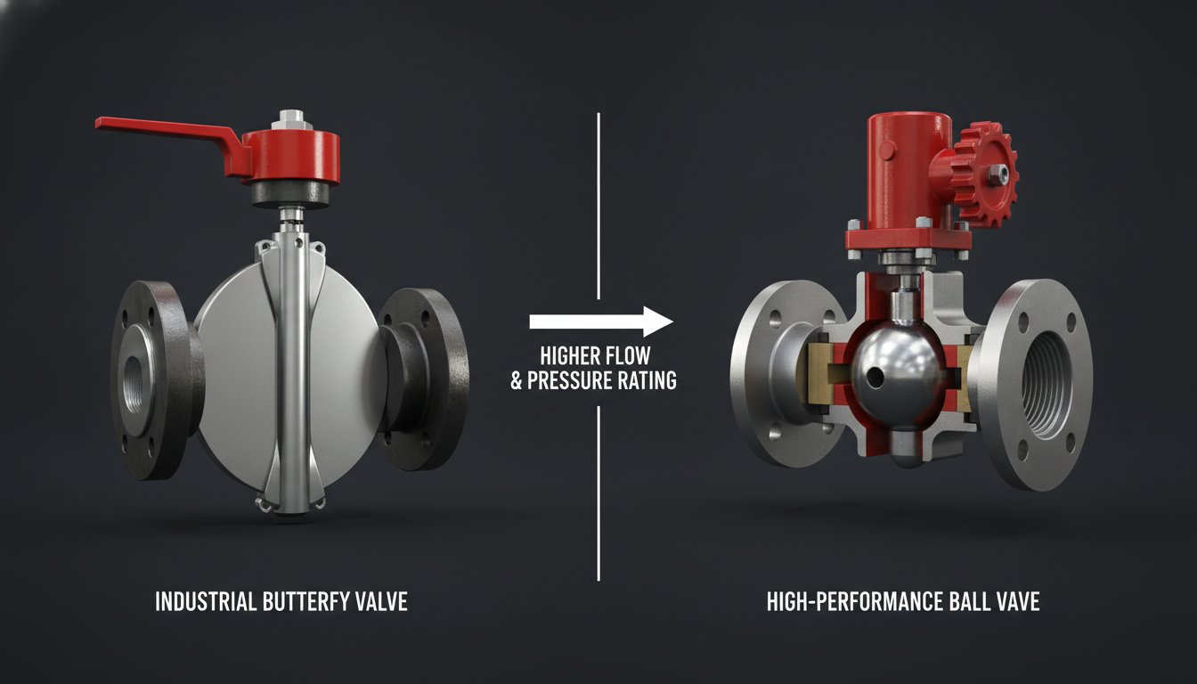 Butterfly Valve vs Ball Valve: A Technical Industrial Comparison for 2026