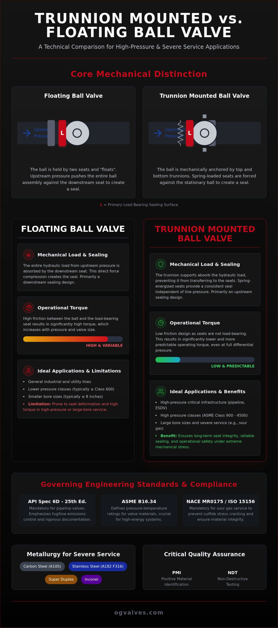 High-Pressure Ball Valve Guide: Trunnion Mounted vs Floating Designs