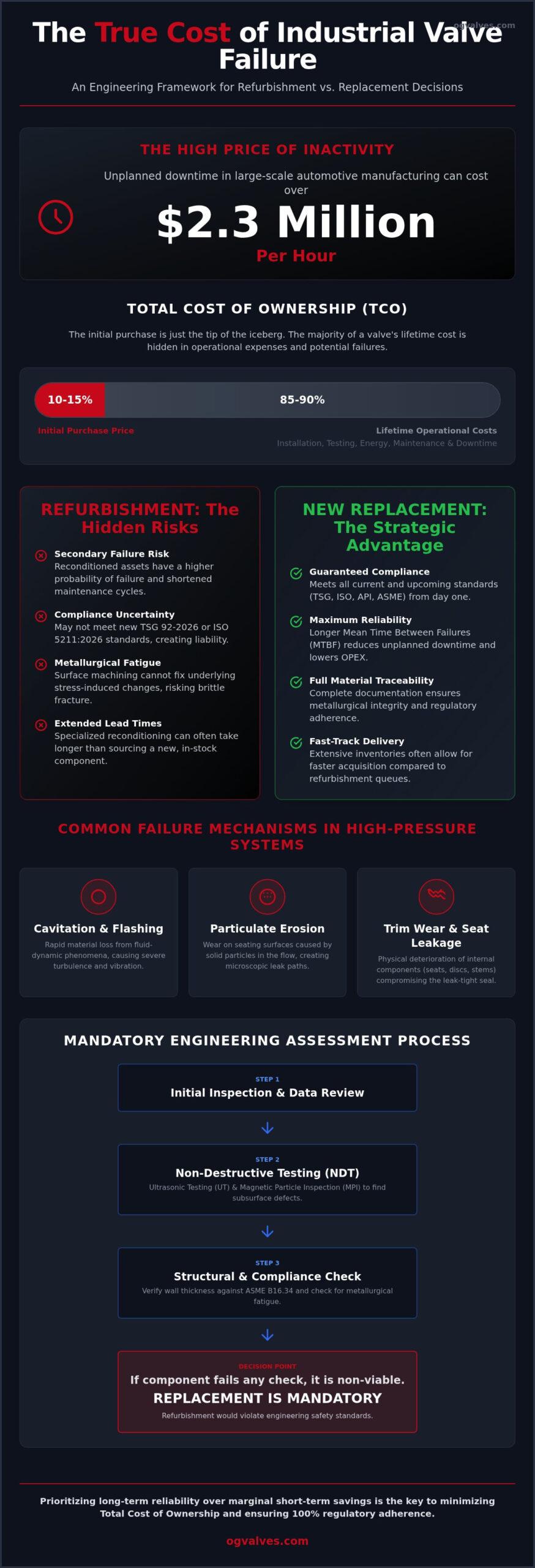 Valve Refurbishment vs. Replacement: A Technical Decision Framework for Heavy Industry