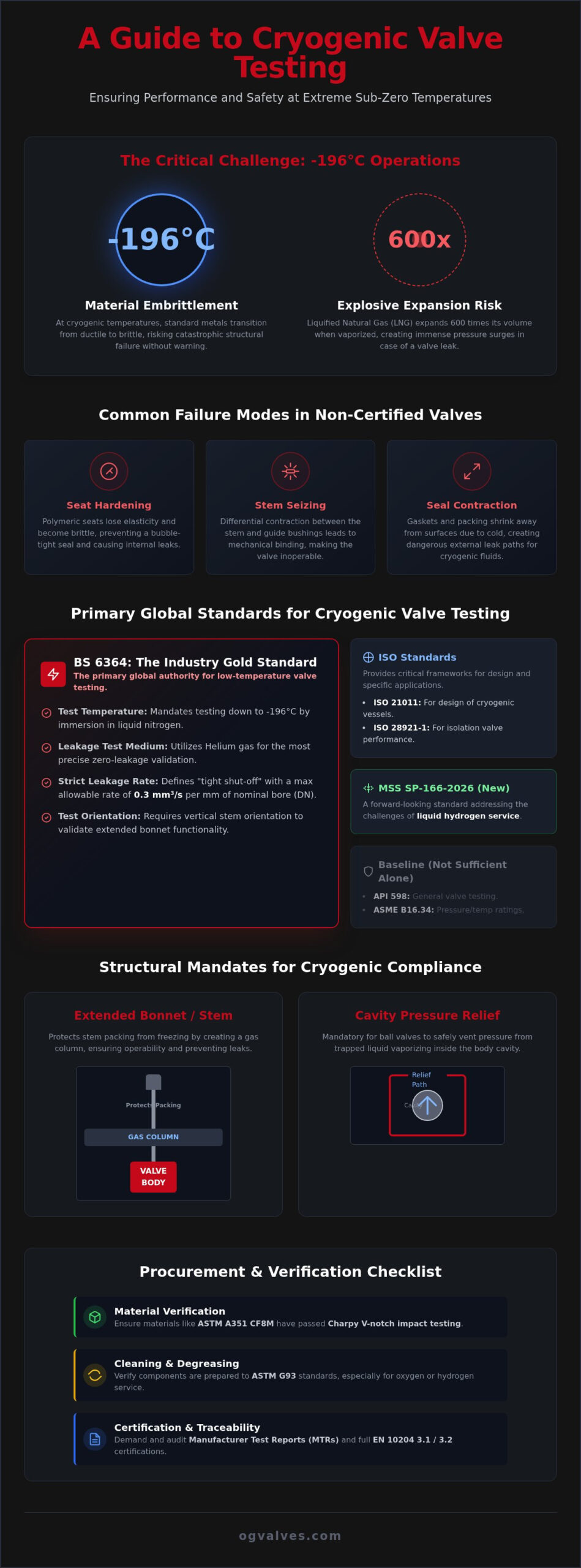 Cryogenic Valve Testing Standards: A Technical Engineering Guide (2026)