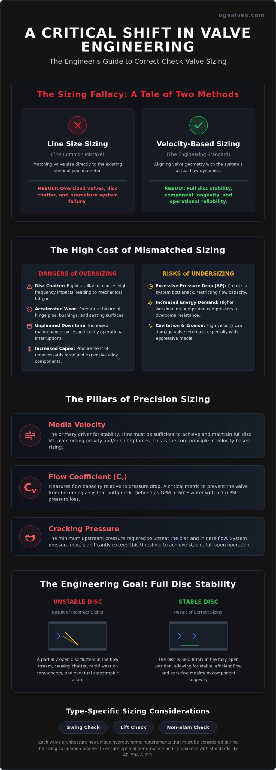 Check Valve Sizing Guide: Industrial Flow Control
