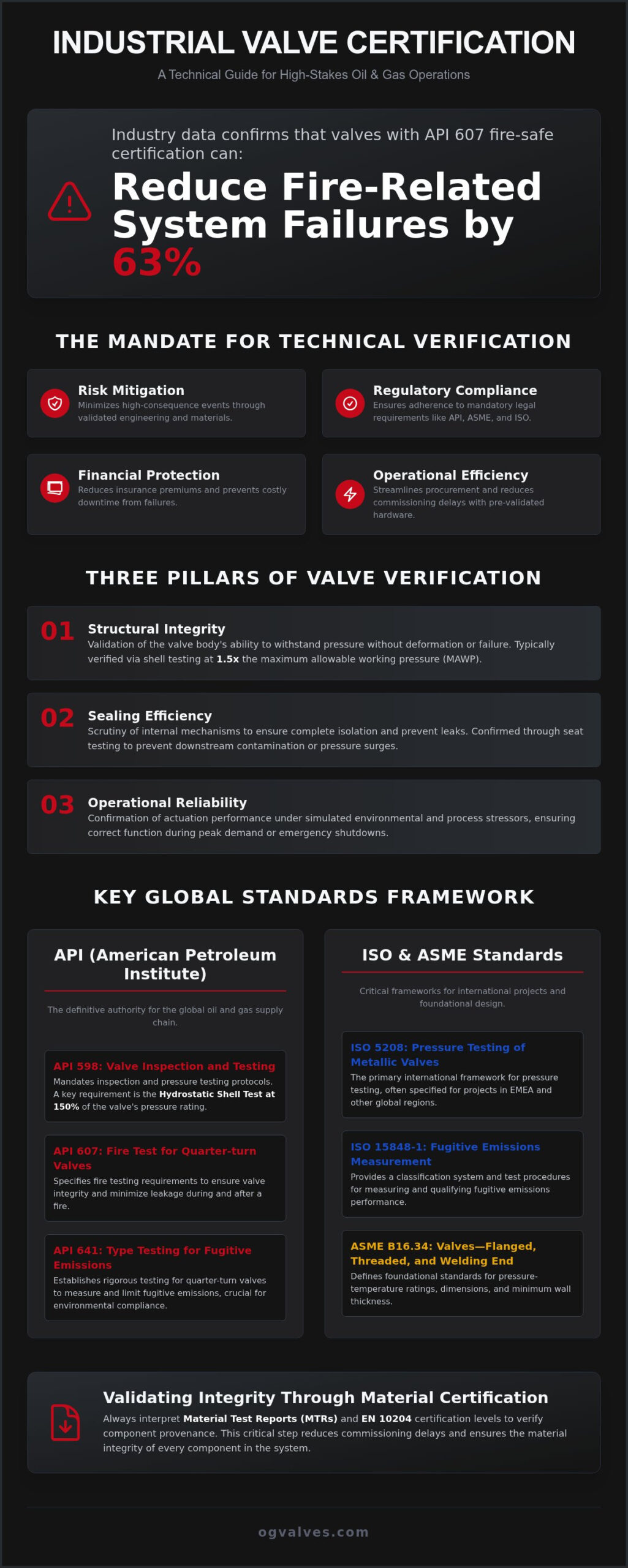 Oil & Gas Valve Certification: Standards & Testing (2026)